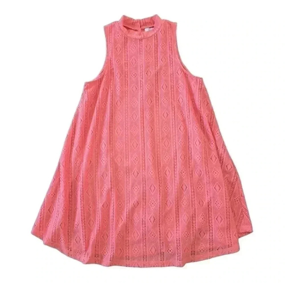 She+Sky Women's Dress, Coral Color, Size Large, Halter Neck, Sleeveless - Picture 1 of 6